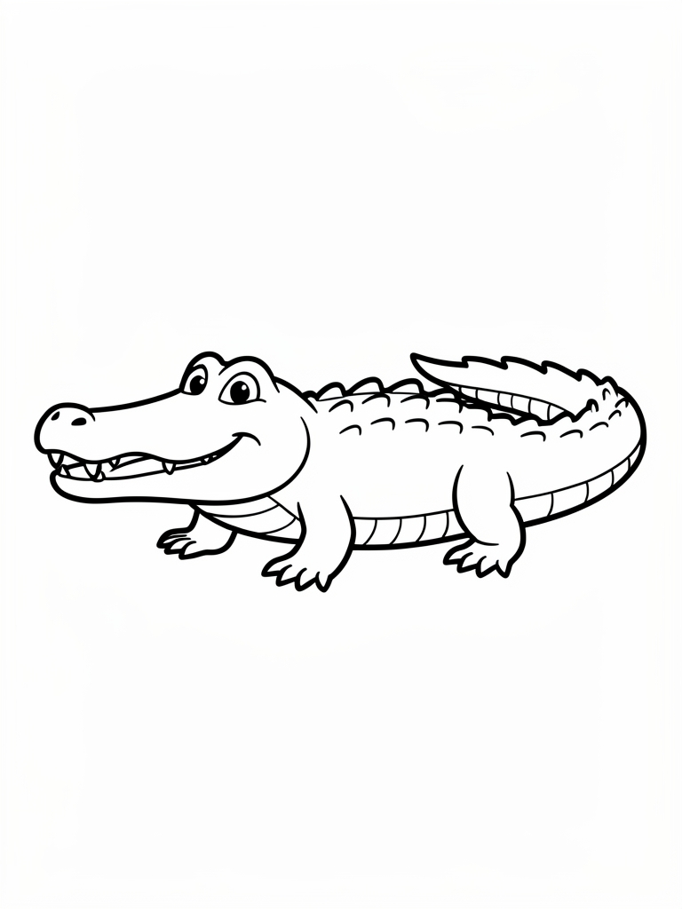 Alligator Coloring Page