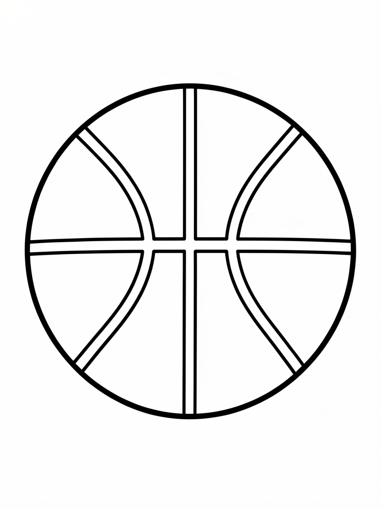 Basketball Coloring Page printable coloring page
