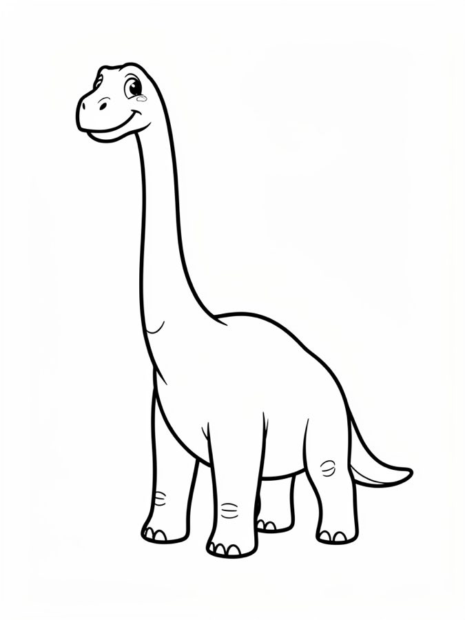 Brachiosaurus Coloring Page