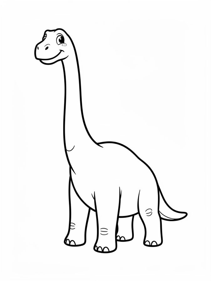 Brachiosaurus Coloring Page