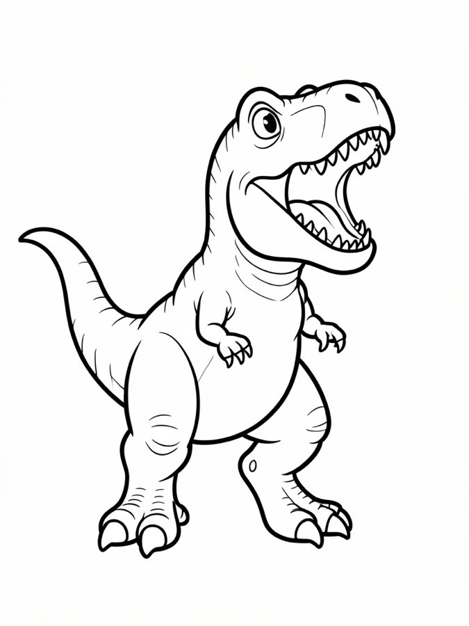 Dinosaur Coloring Page