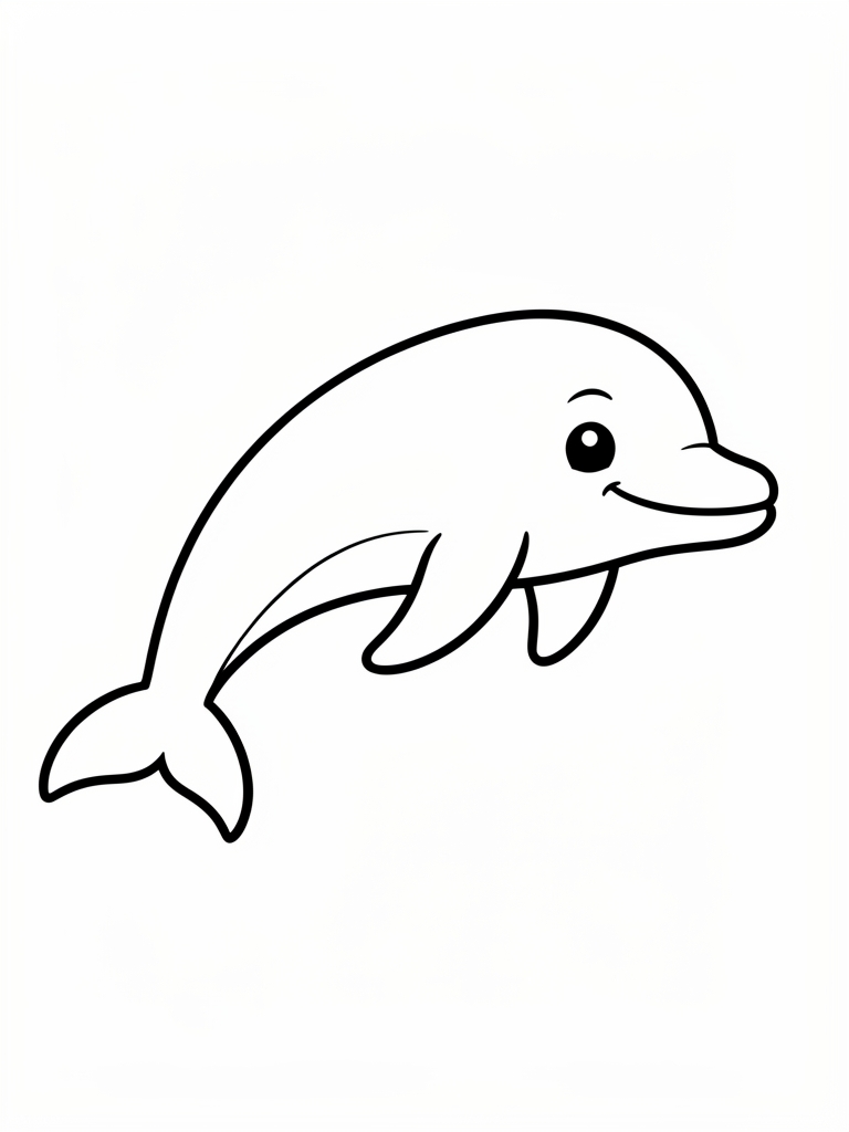 Dolphin Coloring Page