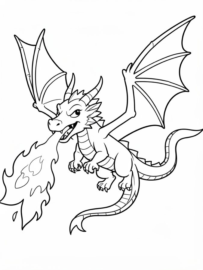Dragon Coloring Page