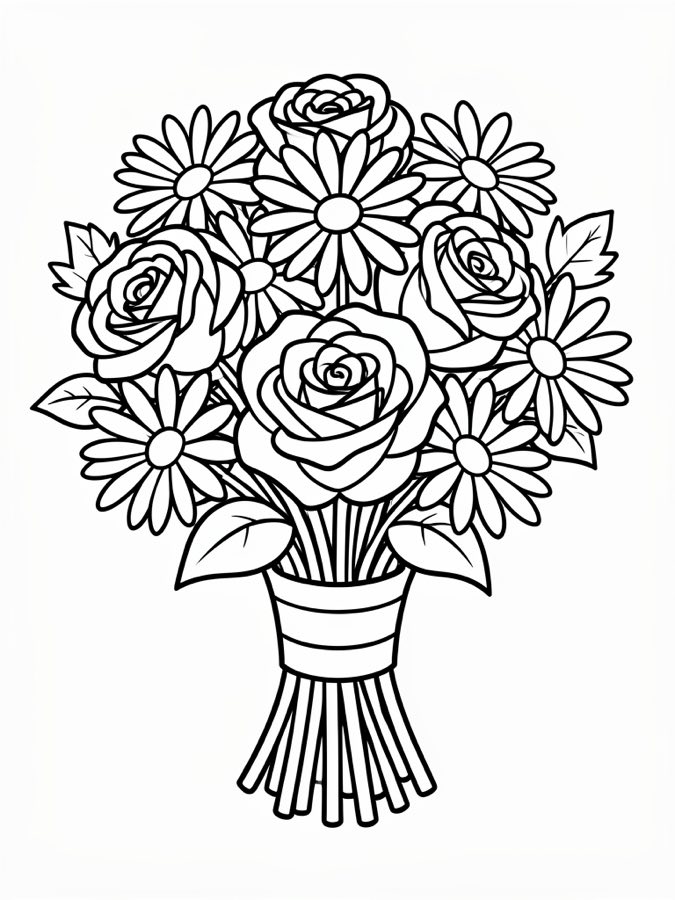 Flower Coloring Page