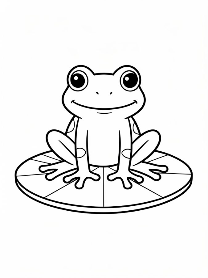 Frog Coloring Page