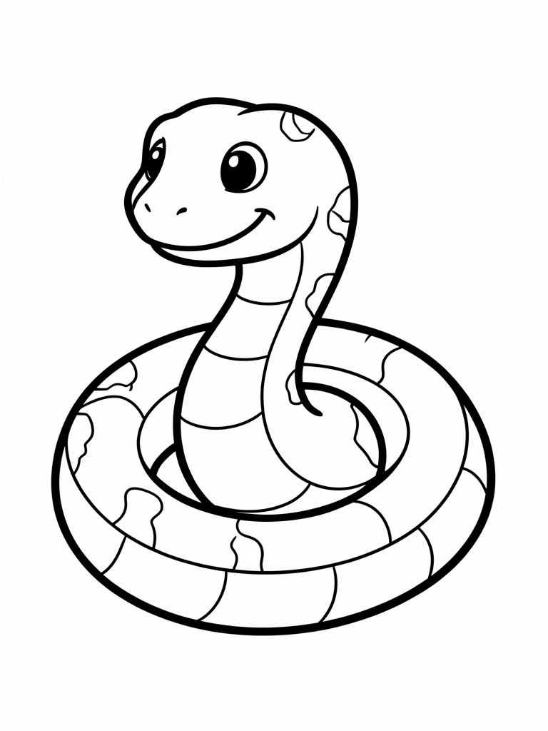 Snake Coloring Page