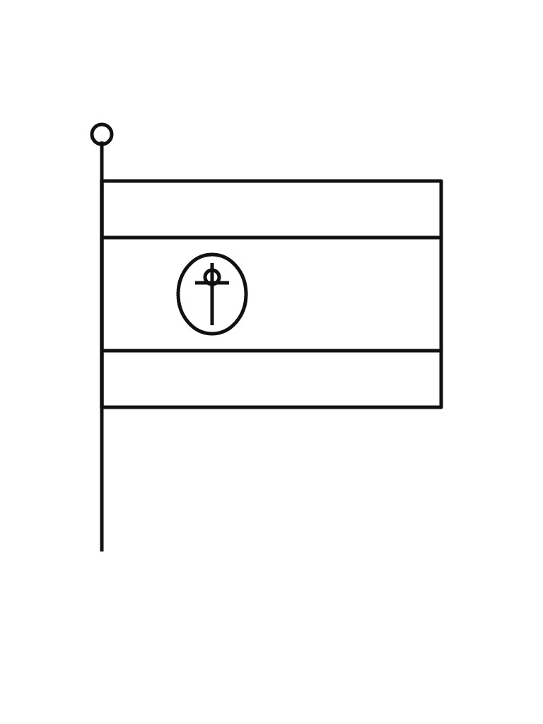 Spain Flag Coloring Page printable coloring page