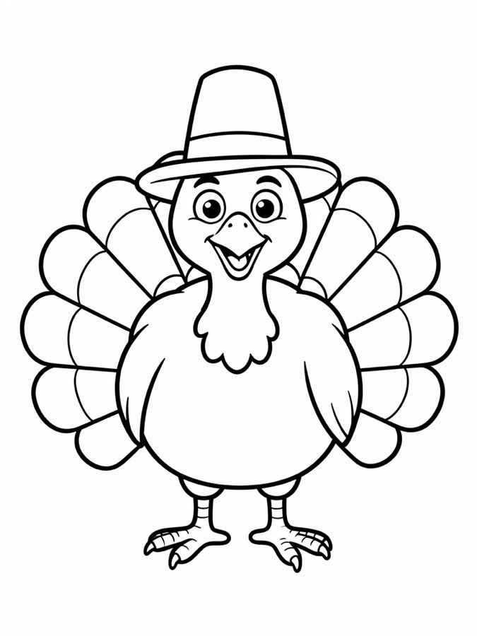 Thanksgiving Coloring Page