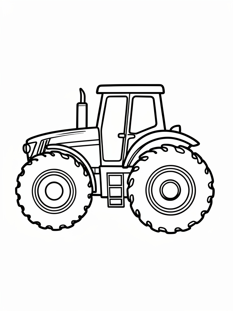 Tractor Coloring Page printable coloring page