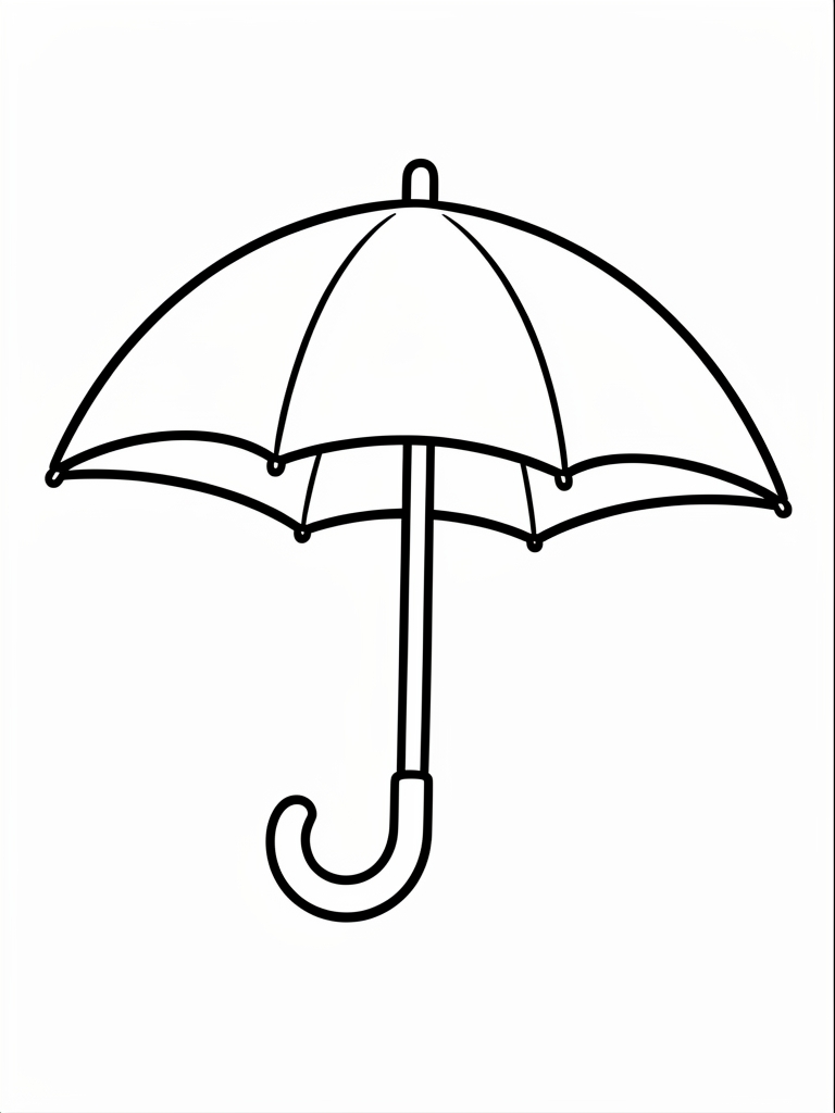 Umbrella Coloring Page printable coloring page